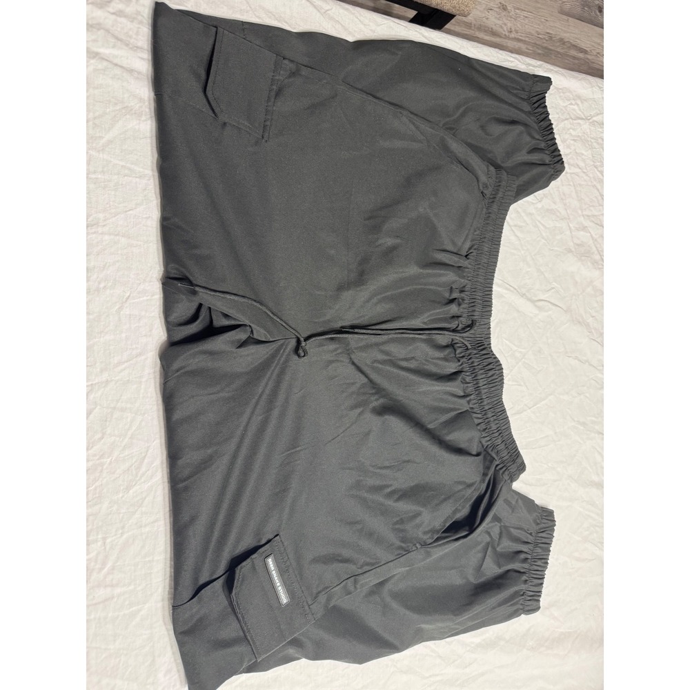 Manfinity Deer Snake Studio Mens Cargo Jogger Pants Gray 2XL Elastic Waist Tech